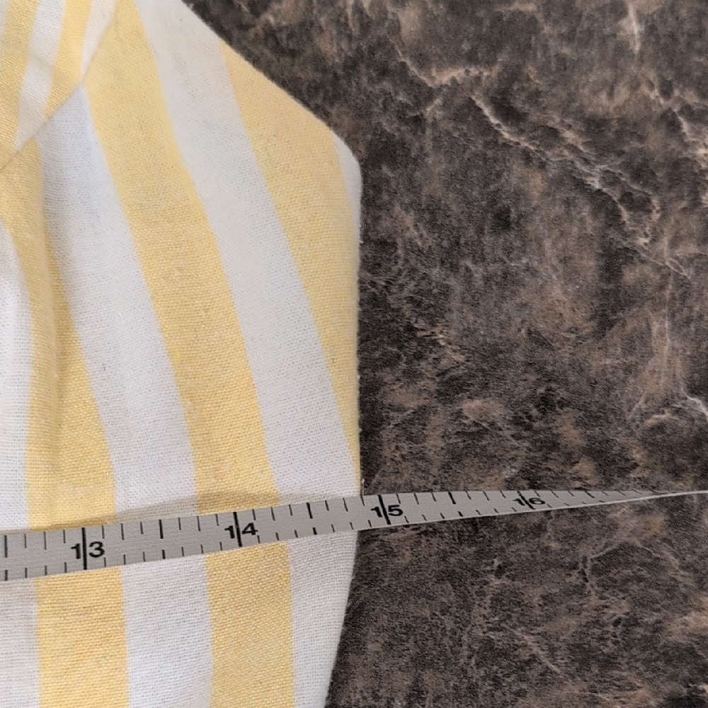 Altar'd State 💛 And White 🤍 Striped Midi Dress - Picture 4 of 6